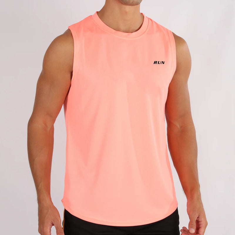 Men's Summer Fitness Vests, Fitness Training Clothes, Speed Fitness, Loose Sleeveless Shirts, Men's Fashion Basketball Vests