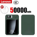 Lenovo 500000mAh CCC Wireless Power Bank Portable Magnetic Fast Charger For Magsafe Auxiliary Battery For Xiaomi iphone