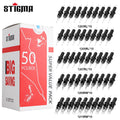 STIGMA 50PCS Mixed Professional Tattoo Cartridge Needles with Membrane Safety Cartridges Disposable Tattoo Needle