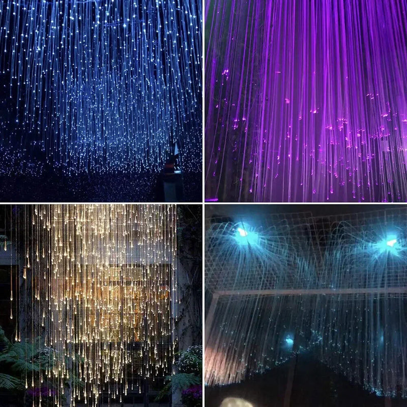 Car Starry Sky Light Fiber Optic Lights LED Auto Interior Decoration Accessories Car Roof Star Lights Ceiling Fiber Optic Light