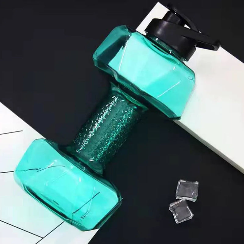 Dumbbell Water Bottle Creative Fitness Kettle Portable | SAMAG