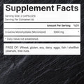 Creatine Monohydrate - Improves Athletic Performance, Strength, Endurance and Muscle Building