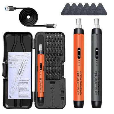 Electric Screwdriver Set Precision Power Tool Kit Rechargeable Wireless Mini Small Bits for Mobile Cell computer | SAMAG