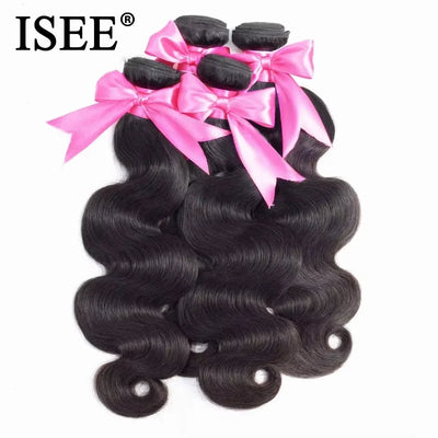 ISEE HAIR Peruvian Body Wave Human Bundles100% Extension | SAMAG