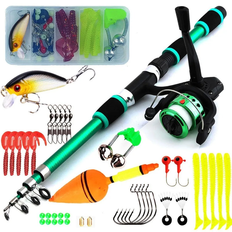 1.8M Length Spinning Fishing Rod 5.2:1 Gear Ratio 3BB - View 10 | SAMAG