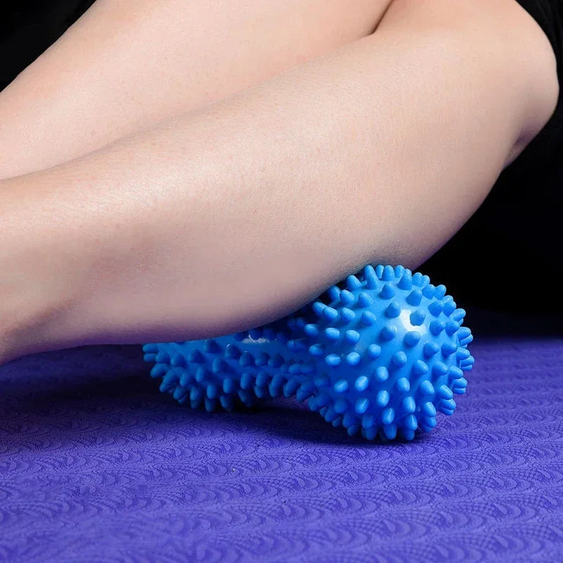 PVC Peanut Needle Ball Massage Point Grip Ball Tip Nail Fascia Yoga Ball Fitness Ball Inflatable Hedgehog Ball Waist Foots Yoga