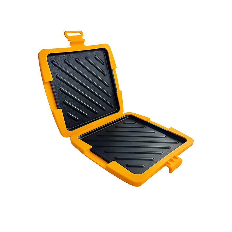 Portable Quick Heating Microwave Oven Toaster Removable Non-Stick Plates Silicone Microwavable Cookware Panini Press