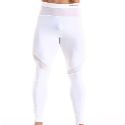 Men's Nylon Thermal Underwear Long John Skinny Solid | SAMAG
