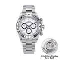 Sugess Panda Diver Chronograph Mens Watch Automatic Peacock SL-4801 Movement Luxury Waterproof Mechanical Wristwatches 2024 New
