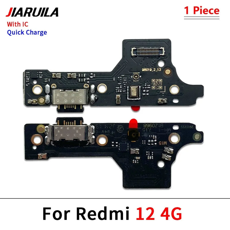 New USB Charge Port Jack Dock Connector Charging Board Flex Cable For Xiaomi Redmi 12 12C 13 13C 14C 15 15C 4G 5G