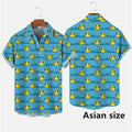 Hawaiian Men Shirts 3D Print Cartoon Cute Duck Printing | SAMAG