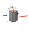Outdoor Tableware Set - 1L Camping Cooking Pot - View 2 | SAMAG