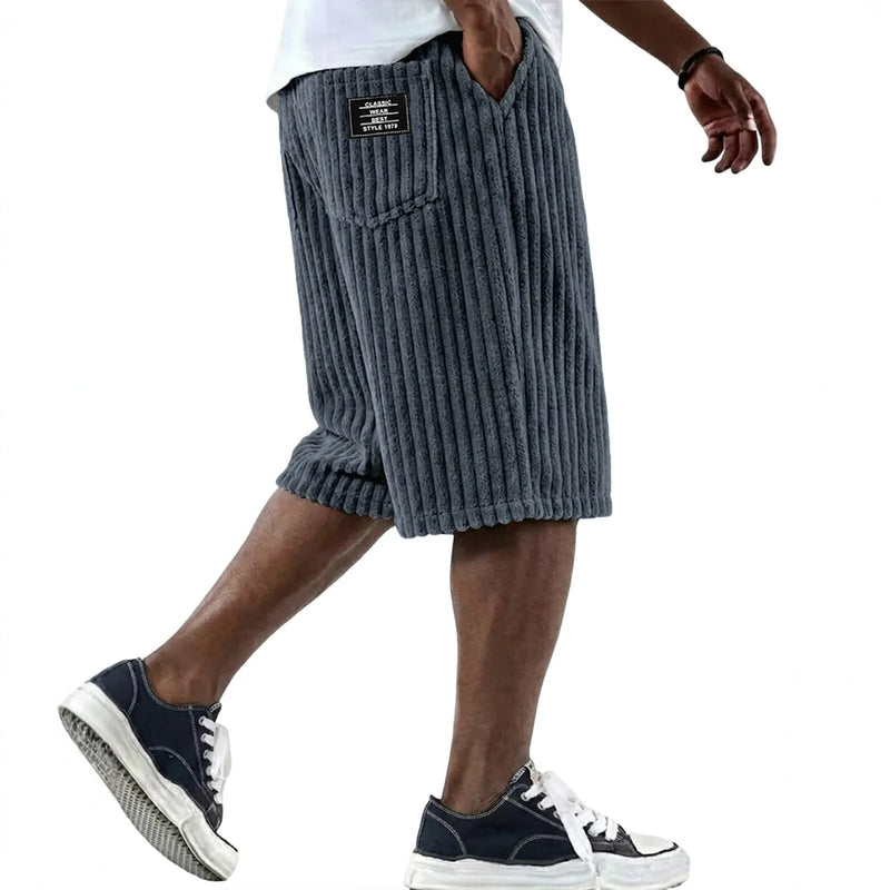 Summer New Men's Corduroy Shorts Fashion American Style | SAMAG
