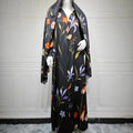 Eid Scarf Abaya Women Elegant Muslim Jalabiya Long | SAMAG