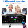 SUNBUCK 999BT Bluetooth HiFi Sound Amplifier Dual Dynamic Screen Subwoofer High-power Amplifier S For Home Cinema System Karaoke
