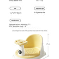 AIBEDILA Baby Bath Seat Multifunctional Toddler Bath Chair With Smart Temperature Sensing Safe Material For Bathtub Shower