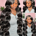 40 Inch Body Wave HD Lace Frontal Wig Human Hair 13x4 HD Lace Front for Black Women Pre-Plucked Brazilian Hair Wig