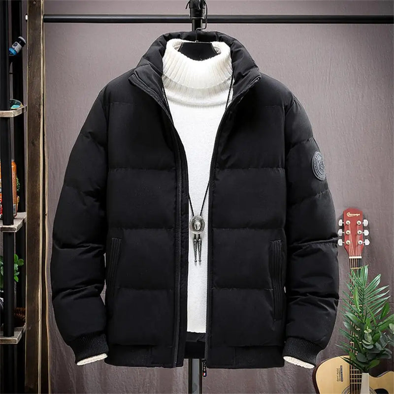 Men Down Jackets 2026 New Thick Warm Winter Bomber Jackets Puffer Jackets Down Coats High quality Fashion Casual Winter Coat Men