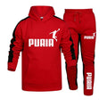 Men's hooded sweatshirt + sports pants set for autumn | SAMAG