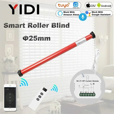 Customized Smart 25mm Curtain Motor Electric Roller | SAMAG