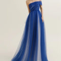 OLOEY One Shoulder Fairy Black Evening Dresses Wedding | SAMAG