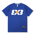 Loose Men Running 2023 Outdoor Street Basketball Gym Short Sleeve Letter Print T Shirt Summer Quick Dry Fitness Bodybuilding