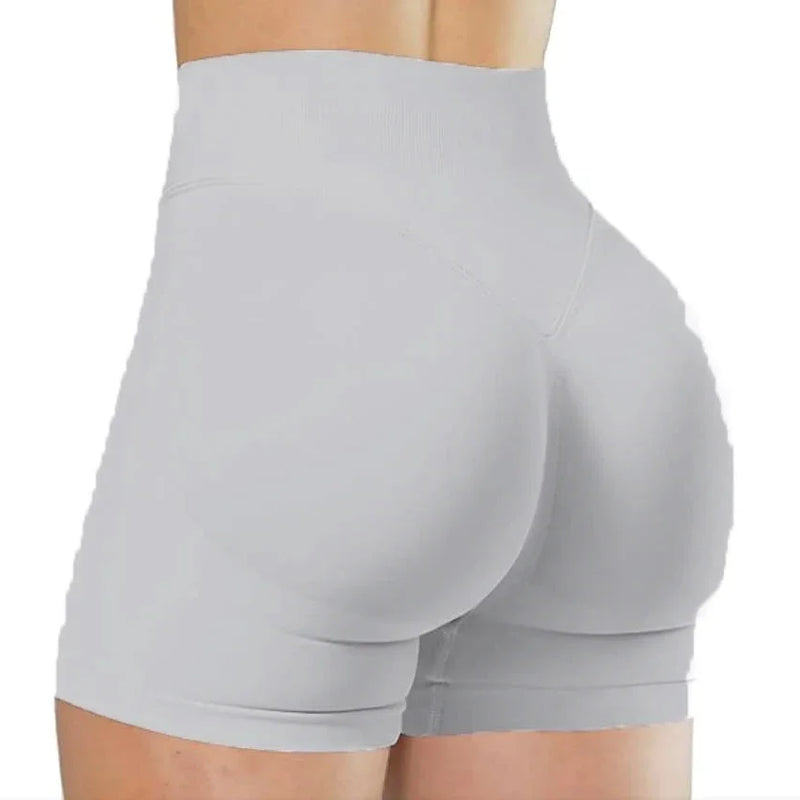 Women's Seamless High Waist Gym Shorts Butt Lifting Slim Fit High Elastic Yoga Shorts for Fitness Training Running & Cycling