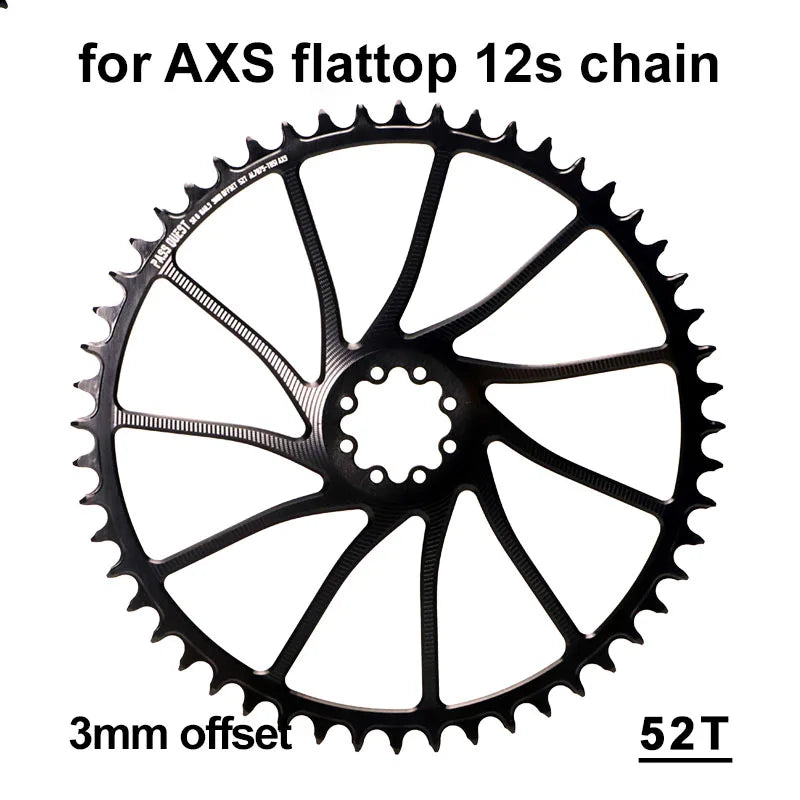 8 Bolt Direct Mount Chainring Narrow Wide Star For Sram Force Red Rival Axs 12-speed Chainring 28t 30t 32t 34t 36 38 40 Tooth