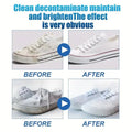 White Shoe Cleaner: Stain removal & whitening for sneakers, canvas, faux leather—fast, effective shoe maintenance polish