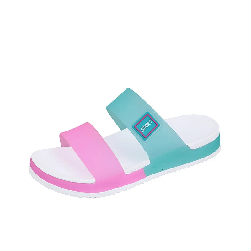 Slippers for Women to Wear Outside 2025 New Summer Non-Slip Thick-Soled Women's Home Bathing Seaside Beach Sandals
