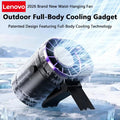 Lenovo Waist Fan Portable Air Conditioner Personal Cooling Clip on Fan for Outdoor Sports Travel Office Workers Summer Gift
