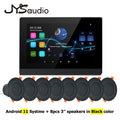 Smart Home Theater Sound Amplifier WiFi Bluetooth In-wall Android Music Panel Stereo Mini Ceiling Speaker Set Hotel Residential