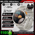 2026 New 1100mah AMOLED Smart Watch Men 170+Sport Fitness LED Flashlight IP69 Waterproof Bluetooth call GPS track Smartwatch iOS