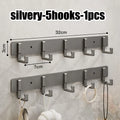 Kitchen Space Aluminum Punch - Free Hooks Are Easy to Install Utensils Storage Bathroom Bathrobe Towel - View 7 | SAMAG