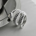 VENTFILLE 925 Sterling Silver Irregular Ring for Women Geometry Versatile Minimalism  Accessories Jewelry Gift Dropshipping