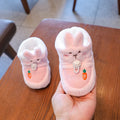 PINK Super Cute Winter Snow Baby Boots Cute Bear Warm Booties For Kids Soft Sole Infant Newborn Toddler Baby Girl Shoes