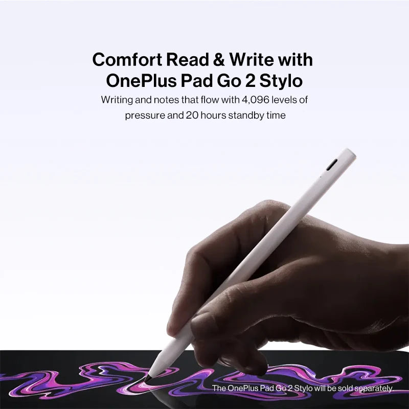 2026 New OnePlus Pad Go 2 Global Version Tablet 12.1" 2.8K 120Hz Display 10050mAh Battery MediaTek Dimensity 7300-Ultra