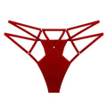 Women Lace Panties Thongs Pearl Pendant Lace Embroidery G-String T-Back Briefs Underwear Adjustable Ladies Panties Sexy Lingerie