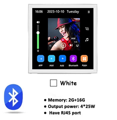 4 inch Andriod 10  Eshare WiFi Bluetooth Touch Home Theater Cinema Digital Stereo Audio Music Wall Amplifier