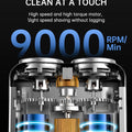 Mini Electric Smart Shaver Household Car Shaver Digital Display Dual Blade Rechargeable Shaver Powerful Beard Trimmer Tool