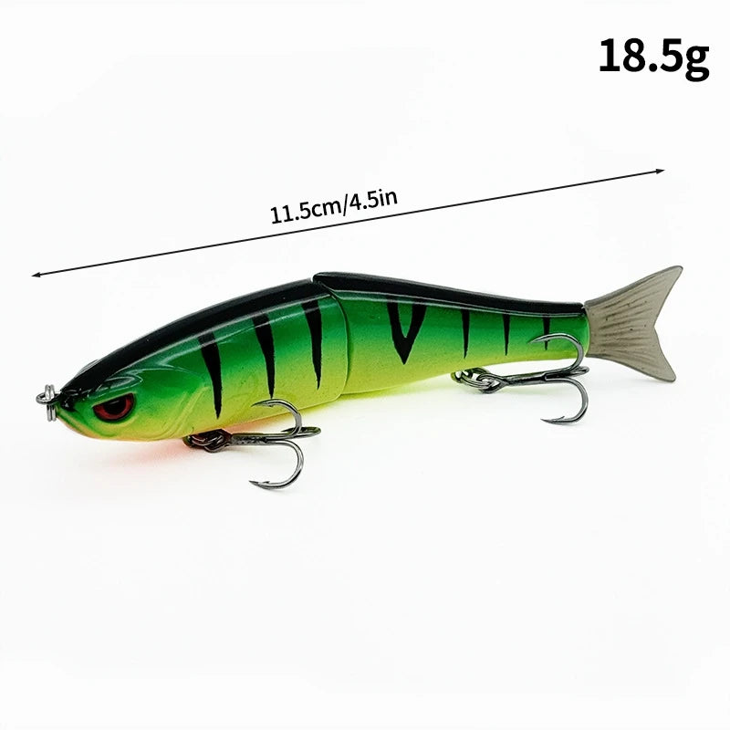 11.5cm 18.5g Balam Glide Bait Swimbait Joint Giant Pike | SAMAG