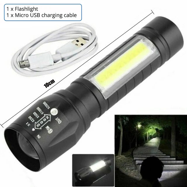 Led Flashlight with Safety Hammer Work Light Emergency - View 10 | SAMAG