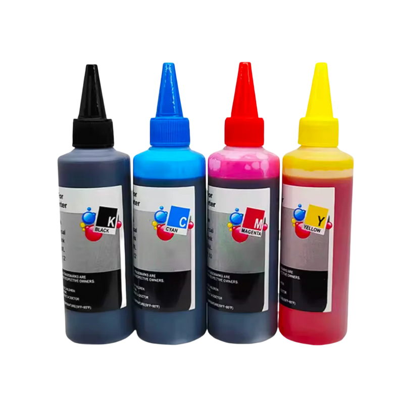 100 mL Universal Printer Ink Refill Kit Compatible for HP Canon Epson Brother Ink Cartridges 604 603 304 302 664 305 545