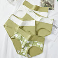 4Pcs Women'S Cotton Panties High Waist Body Shaper Underwear Plus Size M-5XL Sexy Ladies Briefs Breathable Solid Female Lingerie