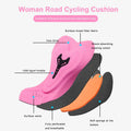 X-TIGER Women's Bike Bib Shorts 5D Padded Pockets Cycling Shorts Mountain Biking Bicycle 5D Butterfly-Shaped Pad UPF50+