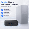 Mini PC Windows 11 Intel Core I9 10980HK 16GB RAM 1TB SSD Windows 11 WiFi 6 BT5.2 4K HD Factor Desktop for Home Office Business