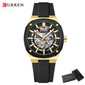 2025 CURREN New Men Mechanical Watch Luxury Sapphire Glass Automatic Watch 41MM Stainless Steel Watch for Men
