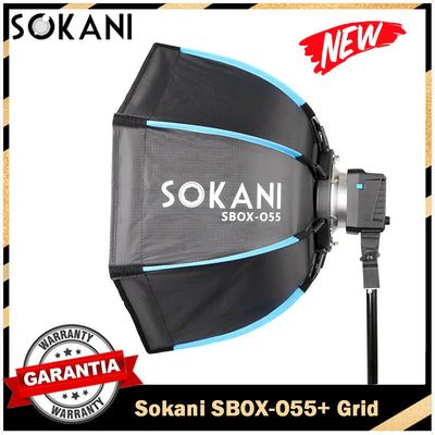 Sokani Foldable Deep Octagon Softbox 55cm Bowens Mount | SAMAG