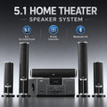 160W Home Theater Set 4Ω Bluetooth Speaker 8 Inch Subwoofer 5.1 Sound System Audio Set For Karaoke TV Living Room KTV Studio