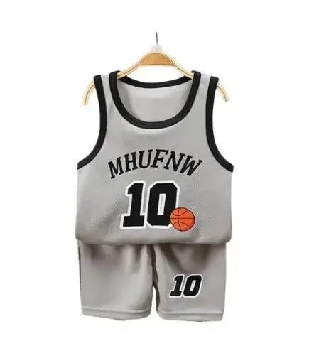 Children Sets Summer Sleeveless Basketball T - shirts - View 12 | SAMAG